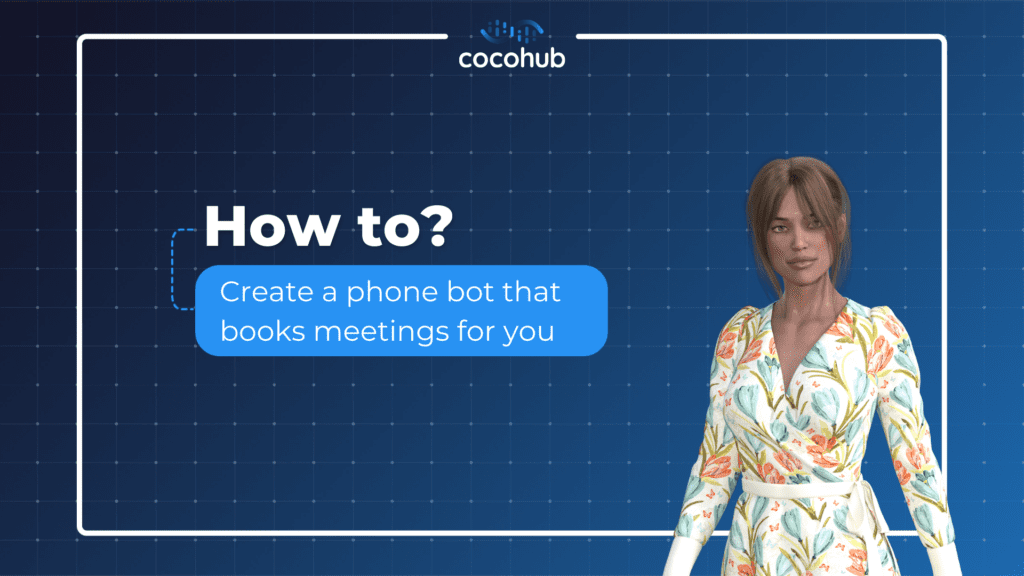 booking bot - create a phone bot that schedule meetings for you